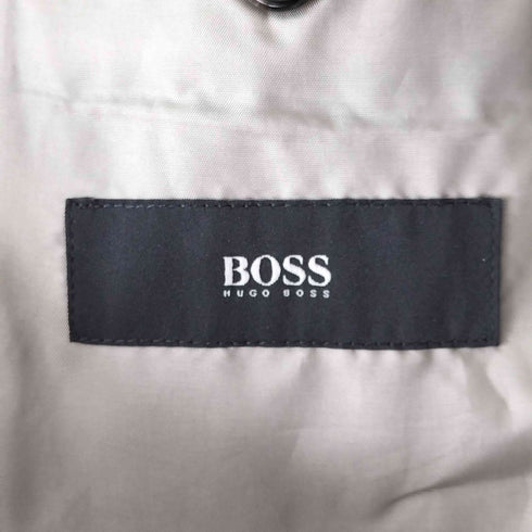 ボスヒューゴボス BOSS HUGO BOSS チェック柄 2B ウール テーラードジャケット スーツセットアップ メンズ