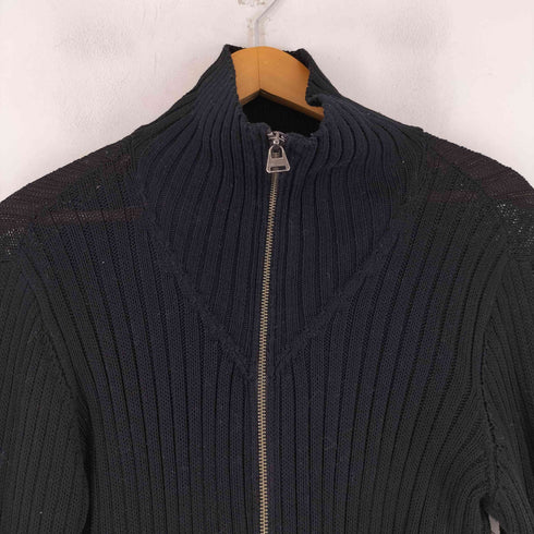 カルバンクライン CALVIN KLEIN コットンニット ジップ カーディガン メンズ import:M