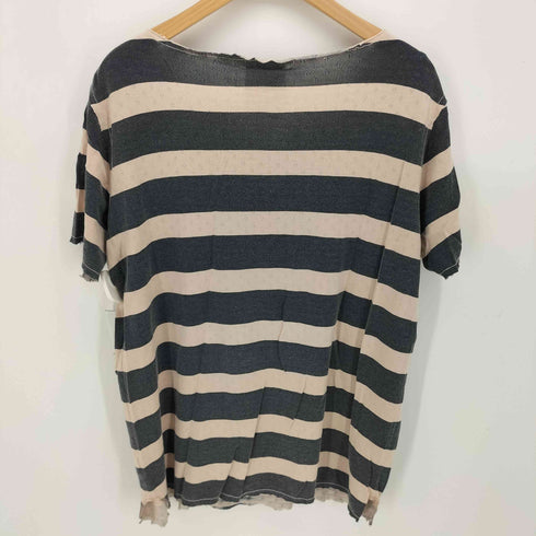バーンズアウトフィッターズ BARNS OUT FITTERS ヴィンテージ ボーダー ヘンリーネック Tシャツ メンズ 40