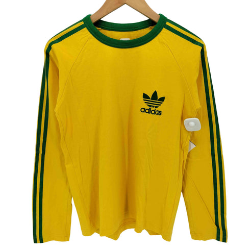 アディダス adidas 00s トレフォイルロゴ 3ストライプ ラグランスリーブ 長袖 Tシャツ メンズ import:S
