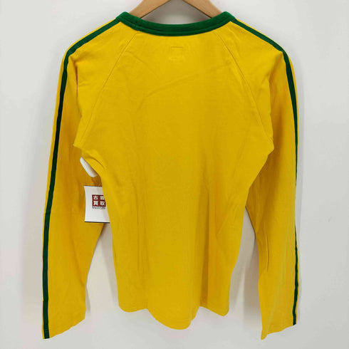 アディダス adidas 00s トレフォイルロゴ 3ストライプ ラグランスリーブ 長袖 Tシャツ メンズ import:S