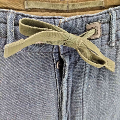 ダブルアールエルラルフローレン RRL RALPH LAUREN 25AW インディゴ ダブルフェイス ツイル カーゴパンツ メンズ WAIST34 INSEAM32