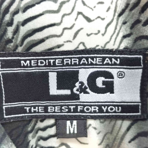 MEDITERRANEAN メディテリアン 総柄 長袖シャツ メンズ M