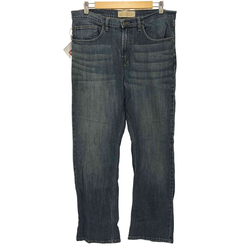ラングラー Wrangler RELAXED STRAIGHT 縦落ち ワイド デニム パンツ メンズ 34x32