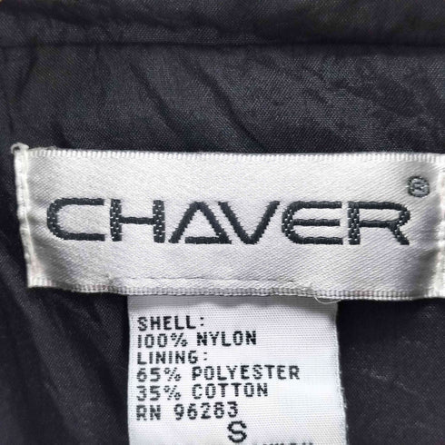 CHAVER ハヴェル ペイズリー柄 ナイロンジャケット メンズ S