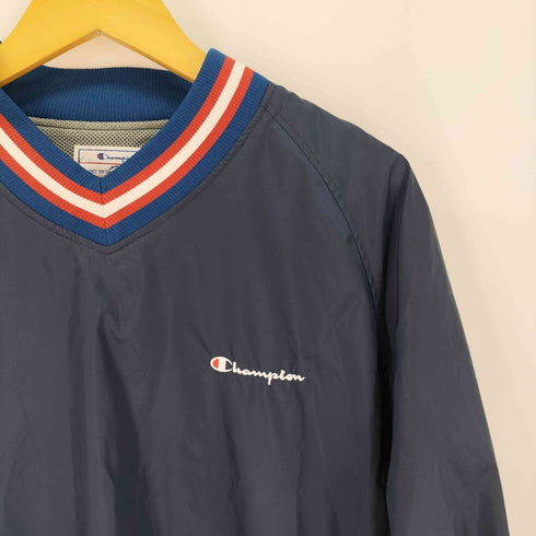 チャンピオン Champion Vネックナイロンプルオーバージャケット メンズ import:XL