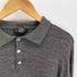 バーニーズニューヨーク BARNEYS NEWYORK シルク 長袖ポロシャツ メンズ XXL