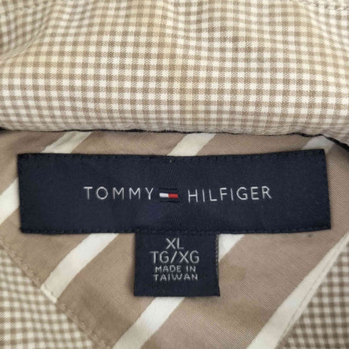 トミーヒルフィガー TOMMY HILFIGER チェック柄 コットン ボタンダウン 長袖シャツ メンズ XL