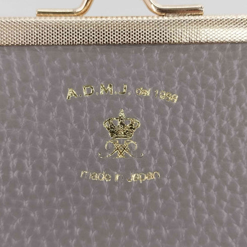 ADMJ 牛革 がま口財布 レディース