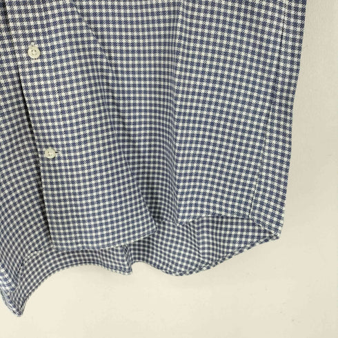 ダックスロンドン DAKS LONDON ロゴ刺繍 ギンガムチェック 長袖 シャツ メンズ JPN:M