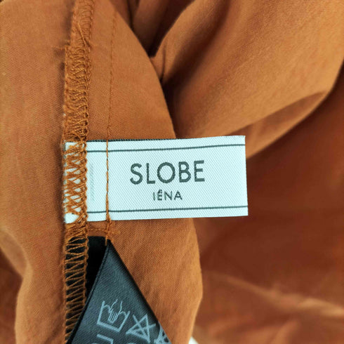 スローブイエナ SLOBE IENA ギャザーバック コットン 半袖 ブラウス レディース