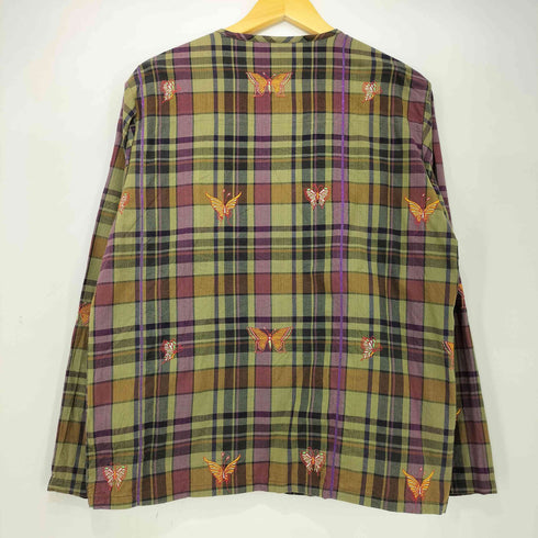 ニードルズ Needles 26SS V-Neck Cardigan - Embroidered Madras Plaid レディース JPN:XS