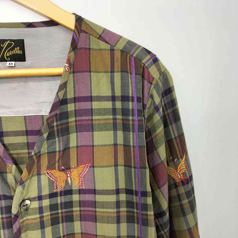 ニードルズ Needles 26SS V-Neck Cardigan - Embroidered Madras Plaid レディース JPN:XS