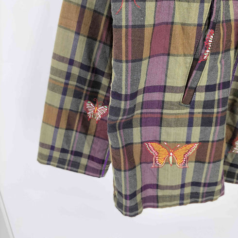 ニードルズ Needles 26SS V-Neck Cardigan - Embroidered Madras Plaid レディース JPN:XS