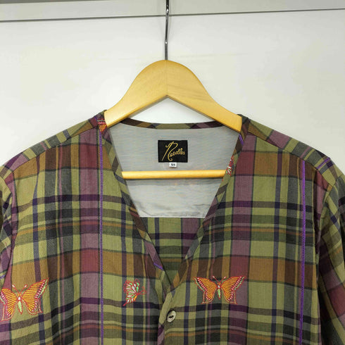 ニードルズ Needles 26SS V-Neck Cardigan - Embroidered Madras Plaid レディース JPN:XS