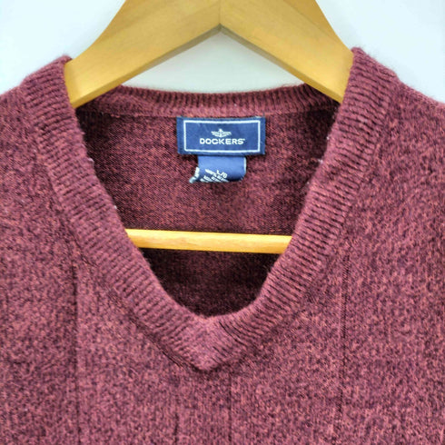 ドッカーズ DOCKERS アクリル Vネックニット メンズ L