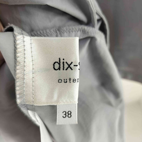 dix-sept ディセット ショールカラー レイヤード コットン ナイロン コート elegance レディース 38