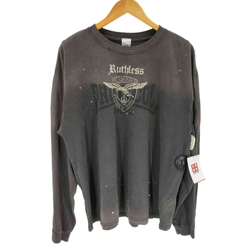 Protocol Index プロトコル インデックス VINTAGE OVERDYED LONGSLEEVE 長袖Tシャツ メンズ 2