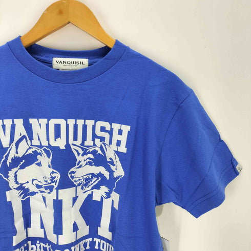 ヴァンキッシュ VANQUISH ドッググラフィックプリント 半袖Tシャツ メンズ M