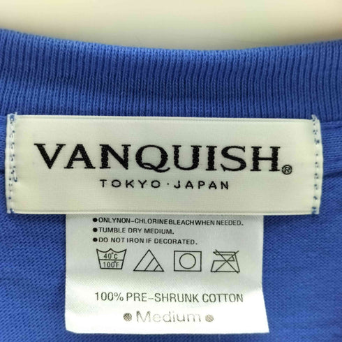 ヴァンキッシュ VANQUISH ドッググラフィックプリント 半袖Tシャツ メンズ M