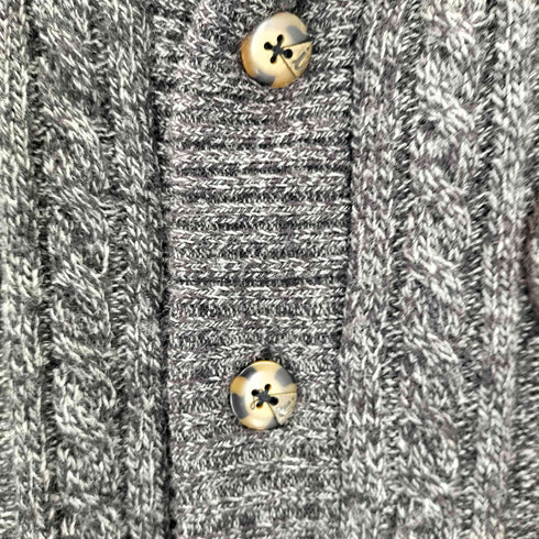 ROMAN RACOW ピッグレザー切替ニットジャケット american casual メンズ JPN:M