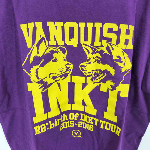 ヴァンキッシュ VANQUISH ドッググラフィックプリント 半袖Tシャツ メンズ L
