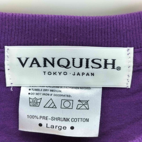 ヴァンキッシュ VANQUISH ドッググラフィックプリント 半袖Tシャツ メンズ L