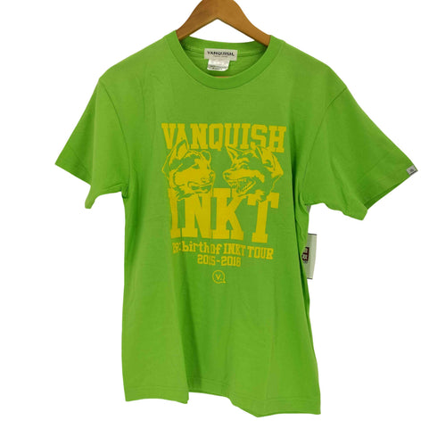 ヴァンキッシュ VANQUISH ドッググラフィックプリント 半袖Tシャツ メンズ L