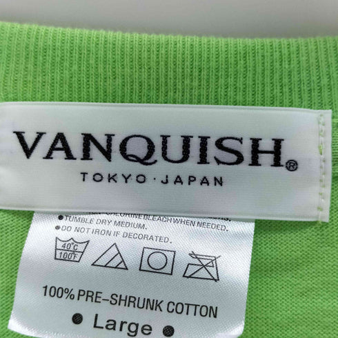ヴァンキッシュ VANQUISH ドッググラフィックプリント 半袖Tシャツ メンズ L