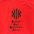 ブラックバイヴァンキッシュ Black by VANQUISH メッセージプリント 半袖Tシャツ メンズ L