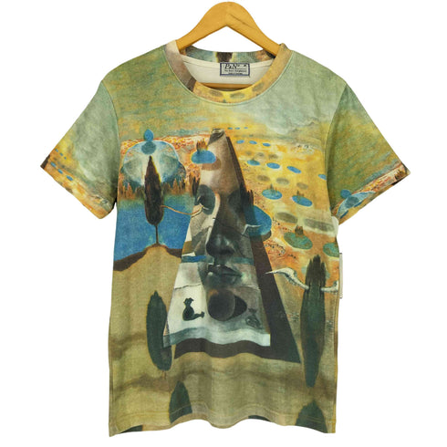 総柄 アート 半袖 Tシャツ メンズ M