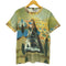 総柄 アート 半袖 Tシャツ メンズ M