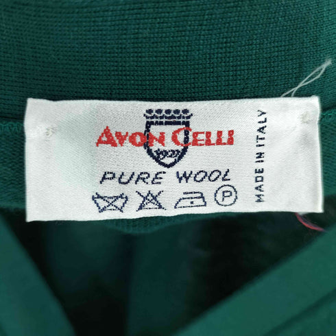 AVON CELLI アヴォンチェリ イタリア製 ウールベストカーディガン メンズ
