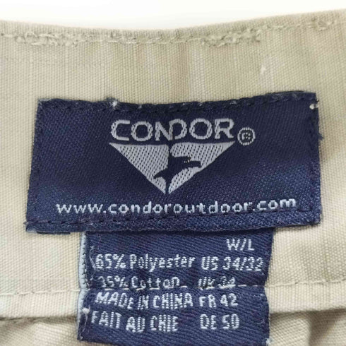 CONDOR OUTDOOR コンドル アウトドア カーゴパンツ メンズ W/L 34/32