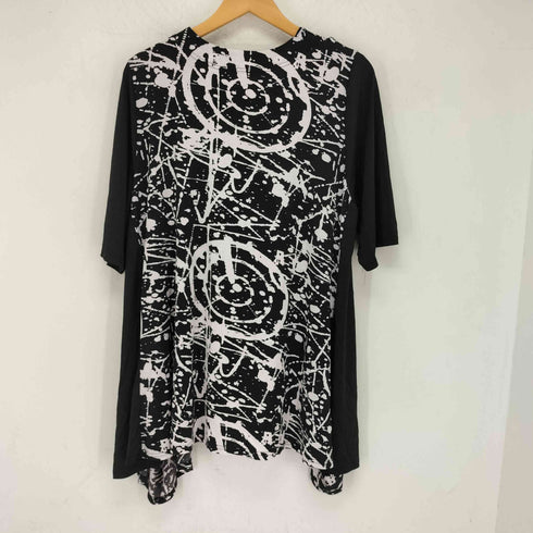コイビトミサキ koibito misaki 総柄 半袖チュニックワンピース レディース M-L