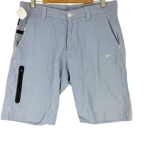 ナイキゴルフ NIKE GOLF ギンガムチェック サッカー生地 ハーフパンツ メンズ US:34-35