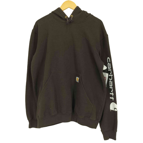 カーハート Carhartt ORIGINAL FIT 袖プリント プルオーバーパーカー メンズ import:M