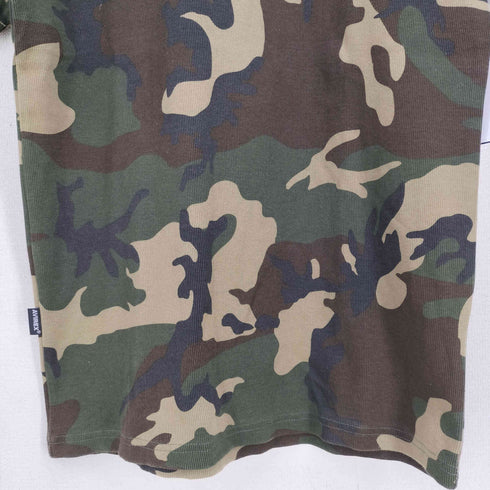 アヴィレックス AVIREX DAILY RIB SHORT SLEEVE CREW NECK T-SHIRT CAMOUFLAGE メンズ JPN:L
