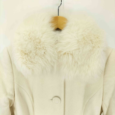 ミッシュマッシュ MISCH MASCH ファー付 ウール混 コート レディース JPN:2
