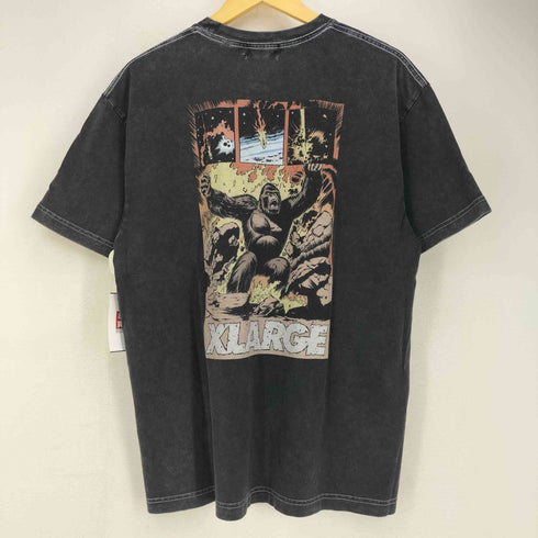 エクストララージ XLARGE COMIC TWO S/S TEE フロントロゴ刺繍 バックプリント S/S Tシャツ メンズ JPN:L