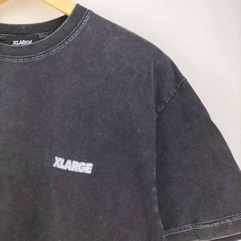 エクストララージ XLARGE COMIC TWO S/S TEE フロントロゴ刺繍 バックプリント S/S Tシャツ メンズ JPN:L