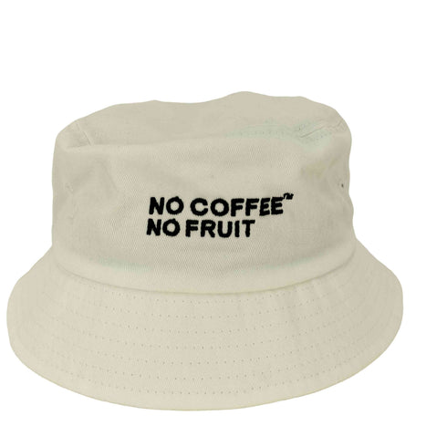 フルーツオブザルーム FRUIT OF THE LOOM × NO COFFEE コラボ 刺繍 BUCKET HAT バケットハット メンズ 57~59cm