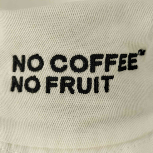 フルーツオブザルーム FRUIT OF THE LOOM × NO COFFEE コラボ 刺繍 BUCKET HAT バケットハット メンズ 57~59cm
