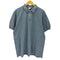 シュミーズラコステ CHEMISE LACOSTE 70~80s MADE IN FRANCE フランス製 霜降り 鹿の子 ロゴ 刺繍 半袖 ポロシャツ メンズ import:L