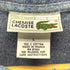 シュミーズラコステ CHEMISE LACOSTE 70~80s MADE IN FRANCE フランス製 霜降り 鹿の子 ロゴ 刺繍 半袖 ポロシャツ メンズ import:L