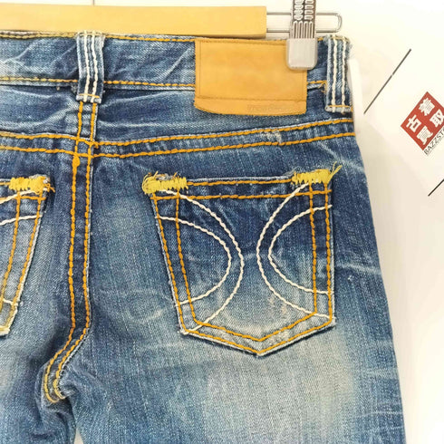 MOA DENIM モアデニム ステッチワーク ダメージデニム Y2K レディース 13