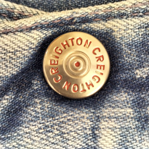 クレイトン CREIGHTON 50-60s GRIPPER ZIPPER グリッパー ジッパー 両爪 フレア デニム パンツ メンズ