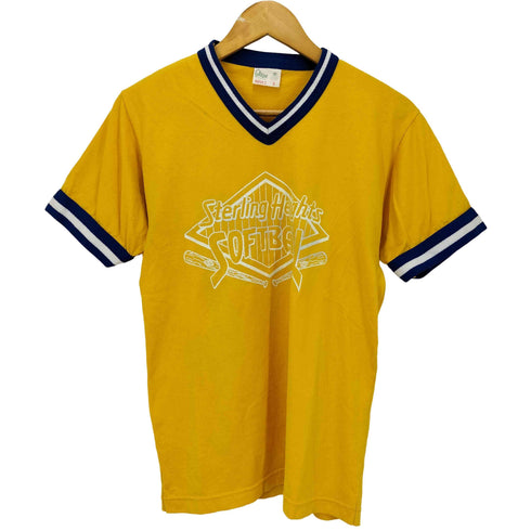 GATOR 80-90S USA製 ナンバリング リンガー Vネック S/S Tシャツ メンズ import:S
