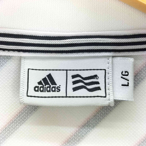 アディダス adidas adidas Golf トラック ジャケット ジャージ 刺繍 ロゴ レジメンタル ストライプ レディース import:L