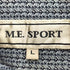 M.E. SPORT エムイースポーツ 総柄 長袖レーヨンシャツ メンズ L